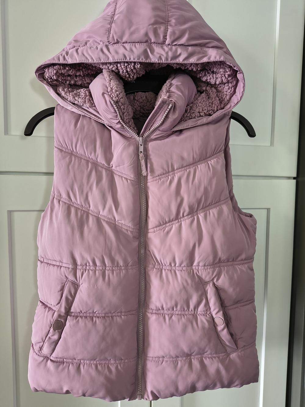 Aeropostale Pink Hooded Puffer Vest - Picture 1 of 4